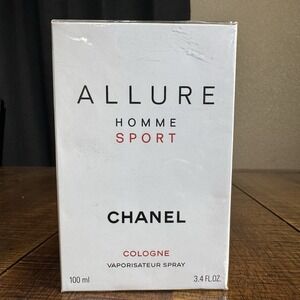 CHANEL Allure Homme Sport  3.4 oz Cologne Eau De Toilette NIB SEALED / Authentic